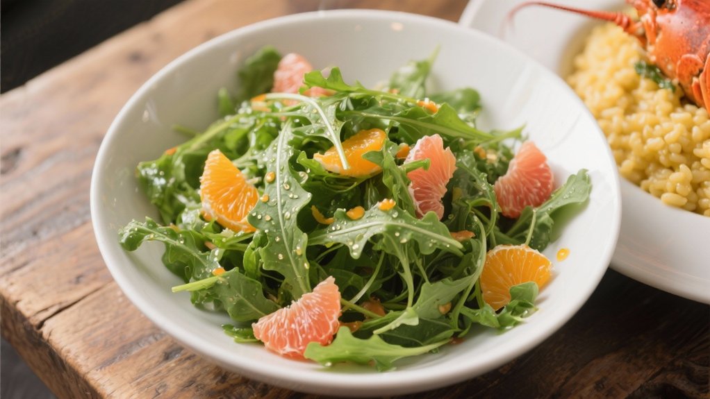 peppery arugula citrus salad