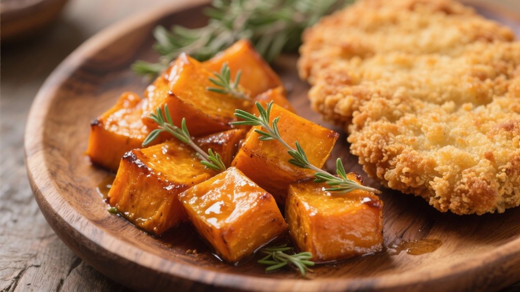 perfectly caramelized sweet potatoes