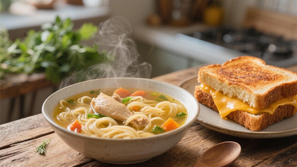 perfectly melty grilled cheese
