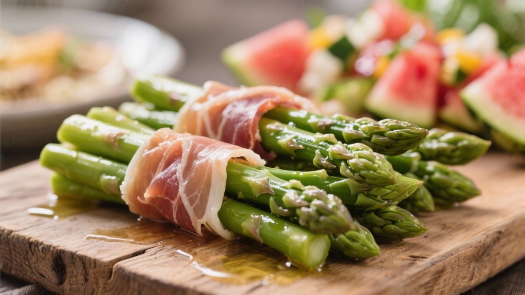 prosciutto asparagus salad pairing