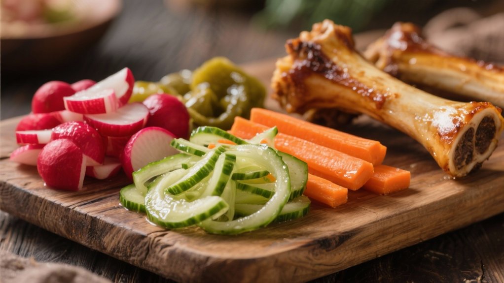 quick zingy pickled vegetables