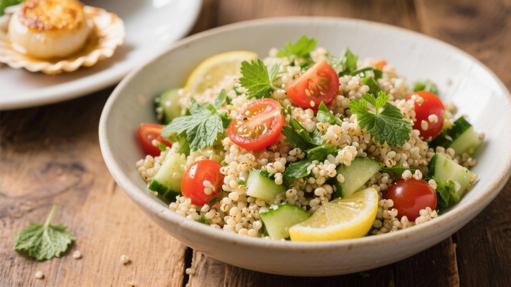 quinoa salad with fresh herbs