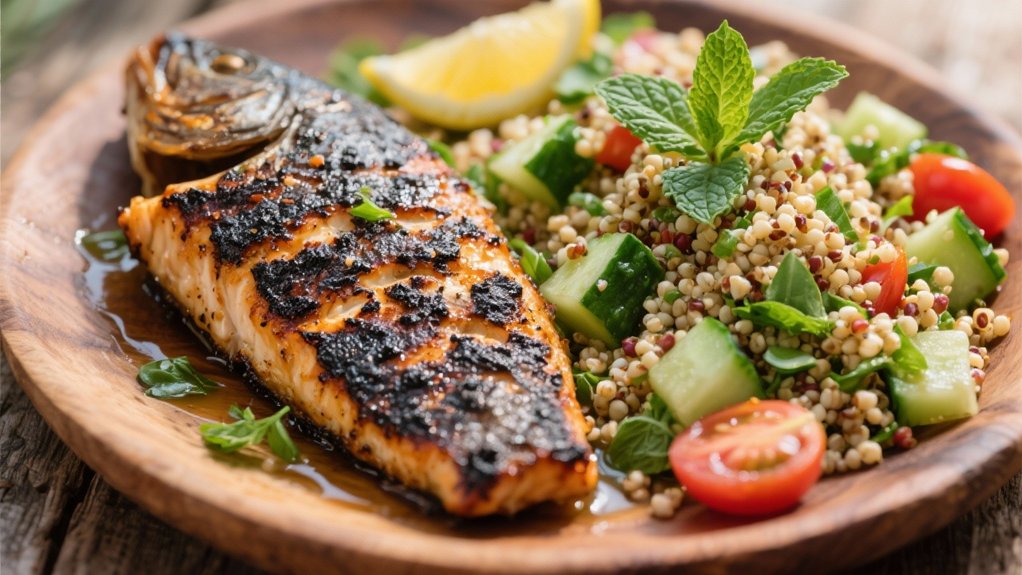 quinoa salad with herbs