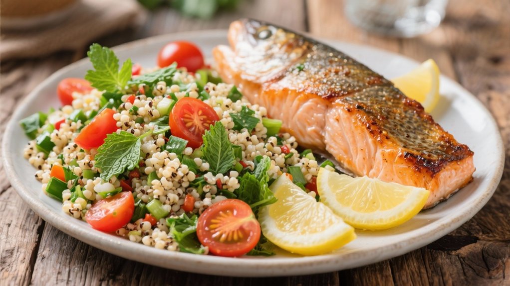 quinoa salad with herbs