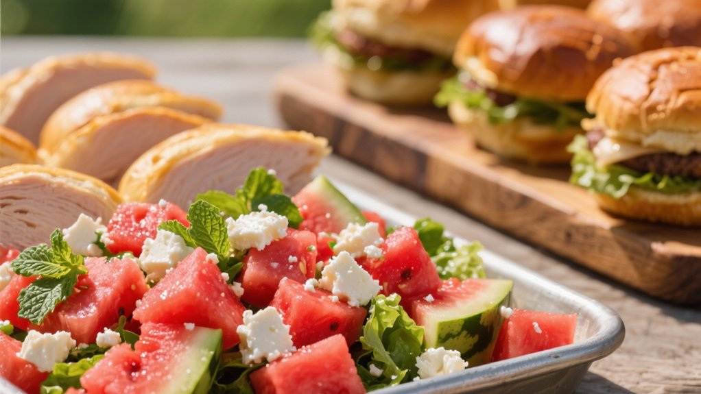 refreshing sweet and salty salad