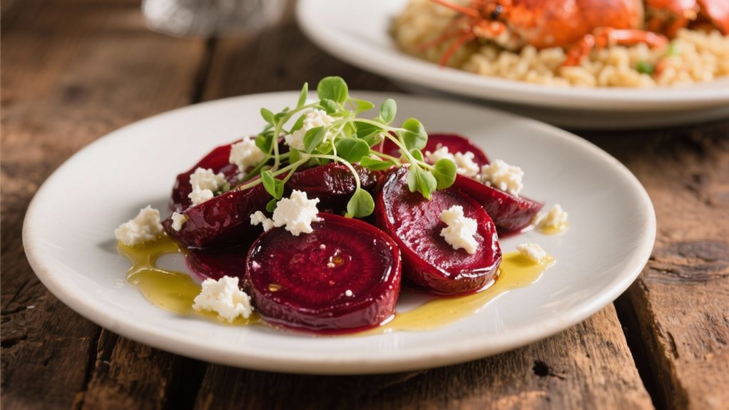 roasted beets with cheese