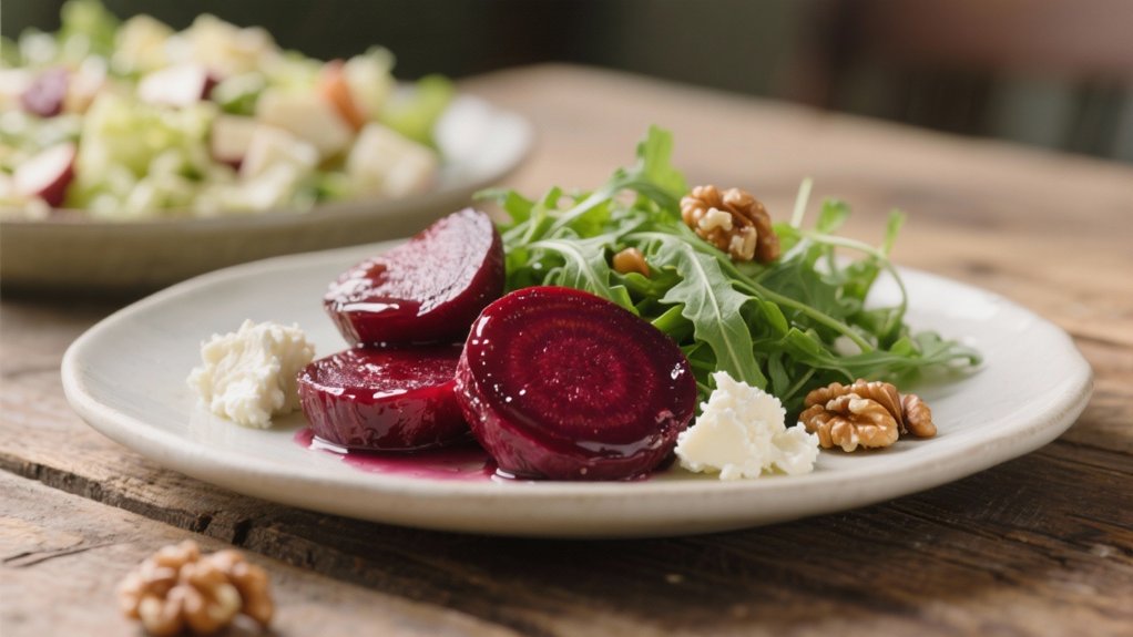 roasted beets with goat cheese