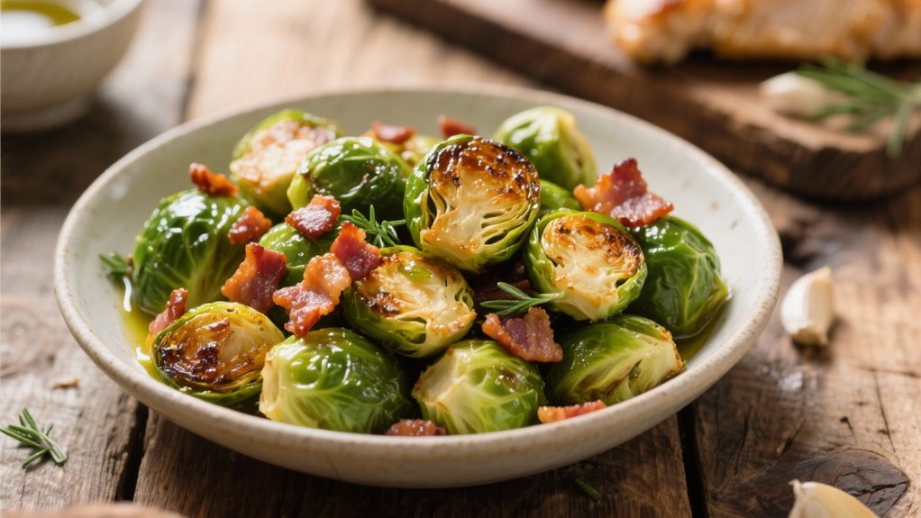 roasted brussels sprouts bacon