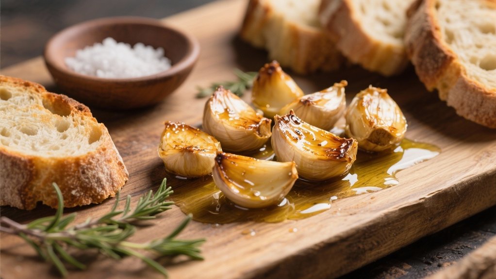 roasted garlic enhances marrow
