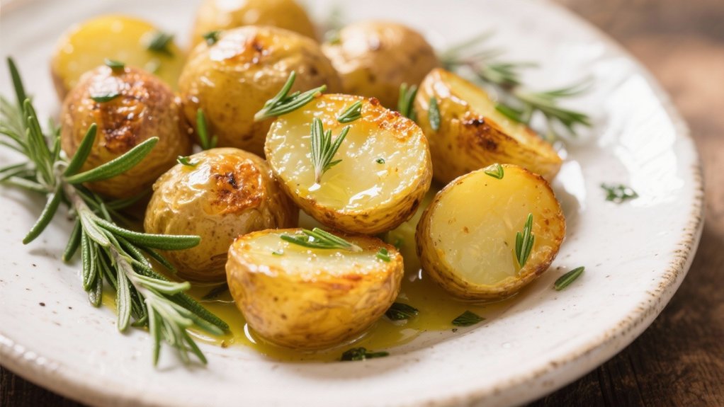 roasted potatoes with rosemary