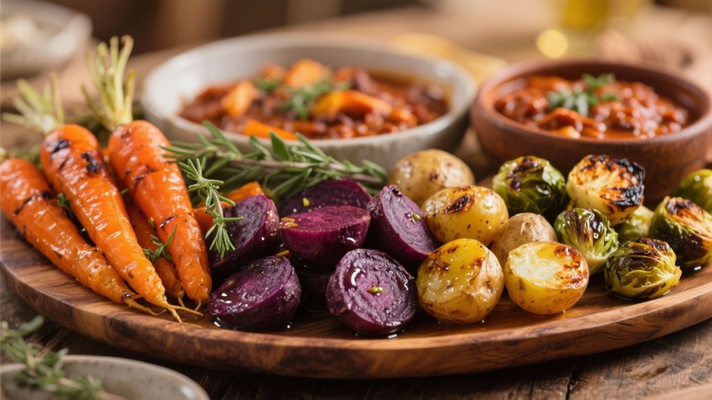 roasted vegetables balance spice