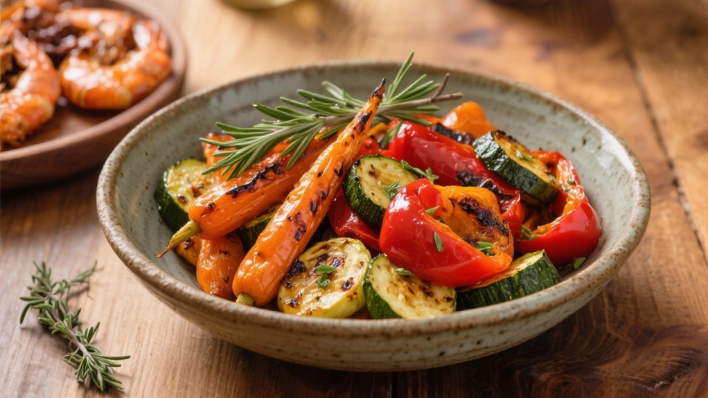 roasted vegetables enhance flavors
