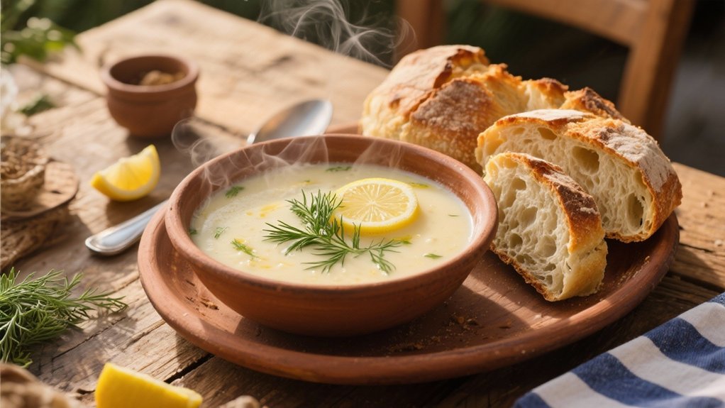rustic crusty greek bread