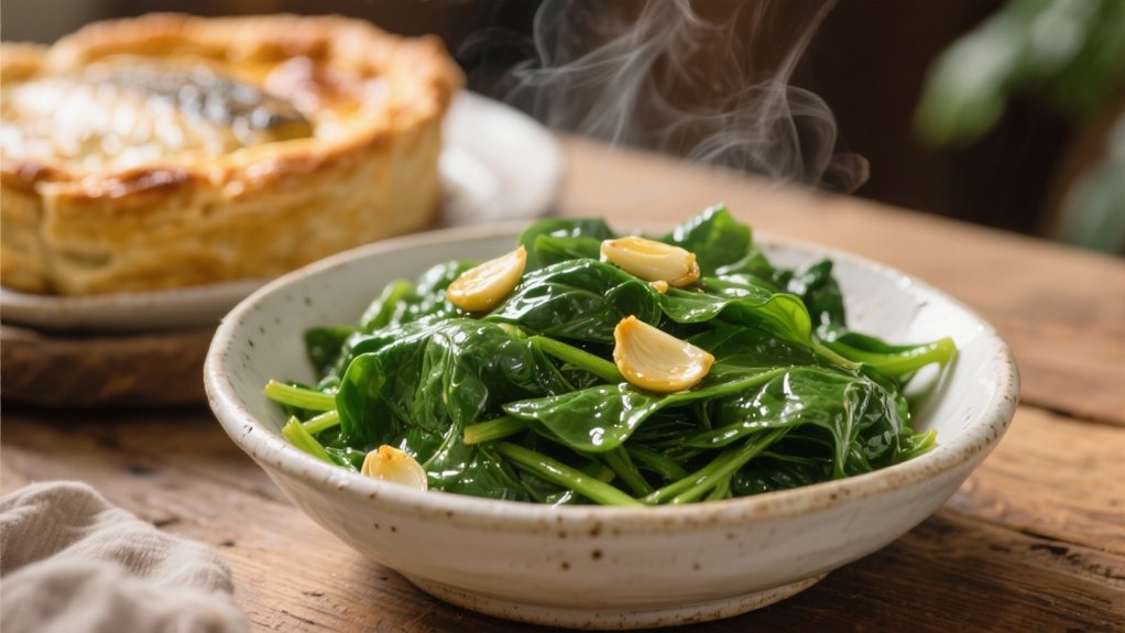 saut ed spinach enhances nutrition