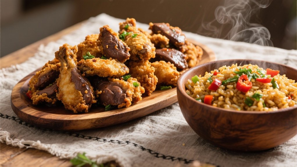 savory speckled cajun rice