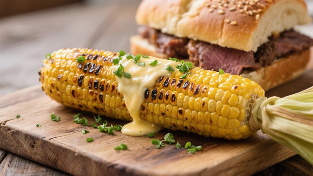 seasonal feast with corn