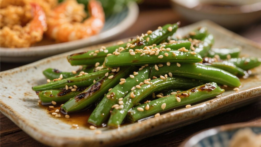 sesame green beans recipe