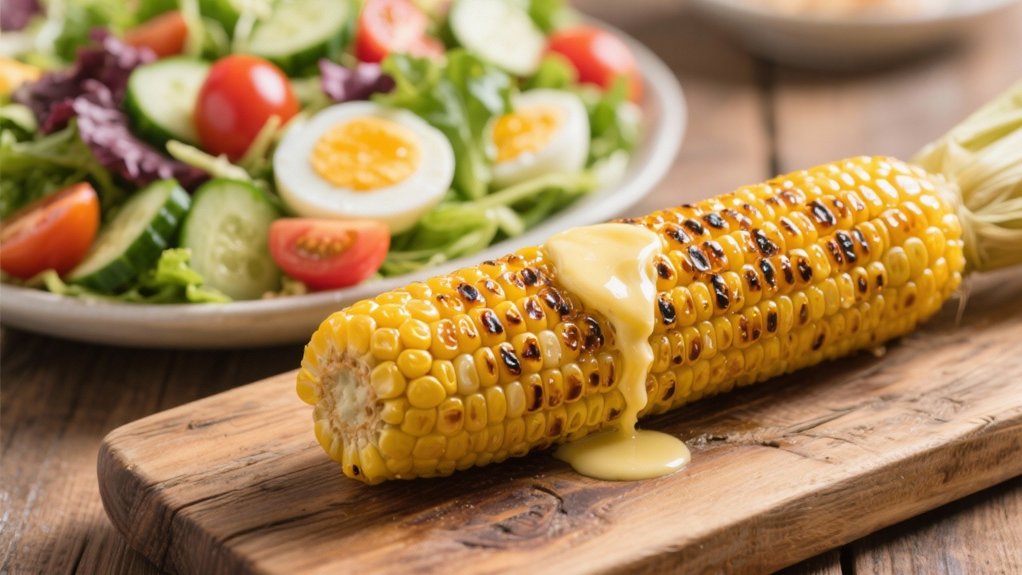 smoky sweet grilled corn