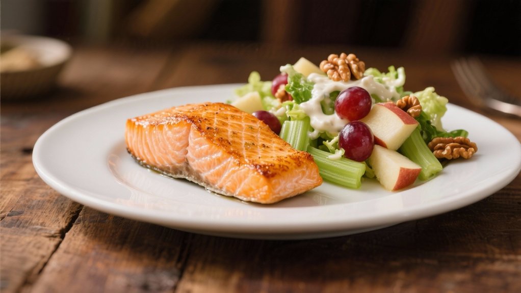 sophisticated salmon dish pairing