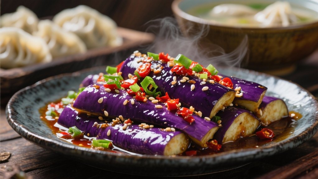 spicy szechuan eggplant delight