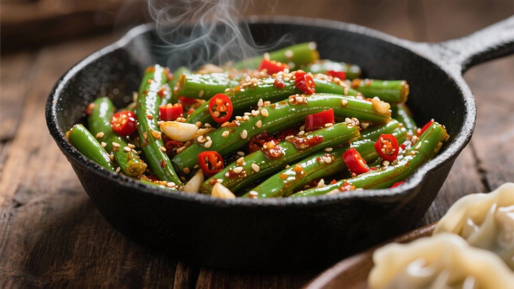 spicy szechuan green beans delight