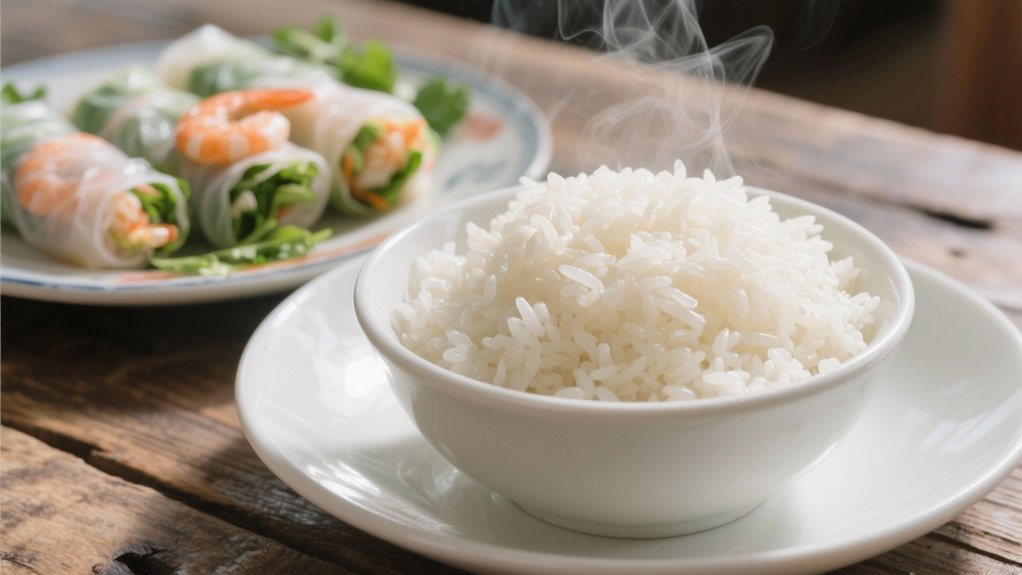 steamed rice elevates dishes