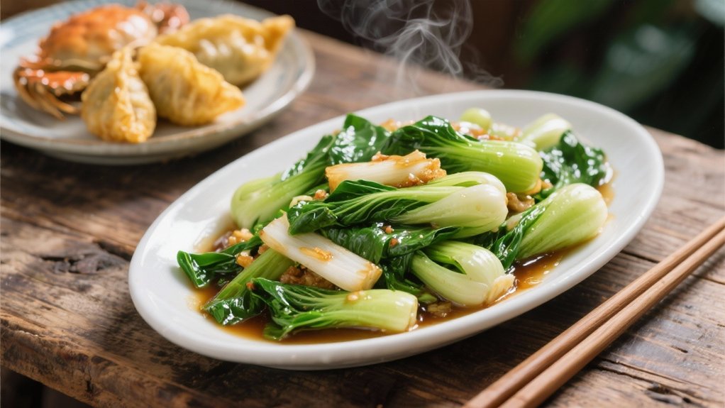 stir fry bok choy quickly