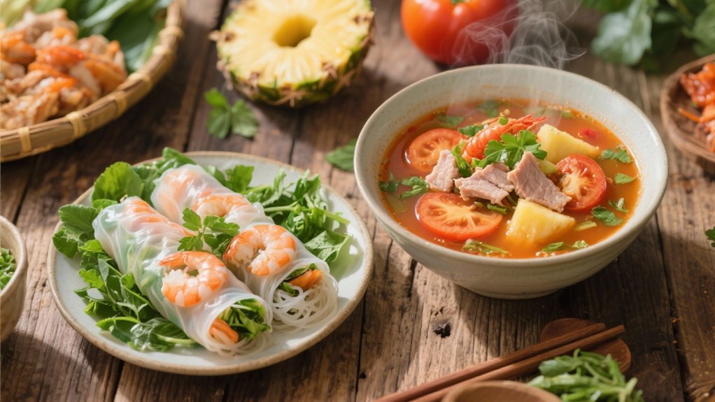 tangy shrimp and pork soup