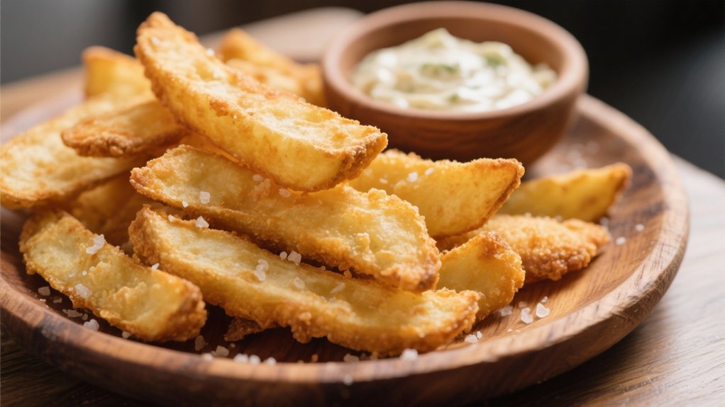 thick cut chips double fried perfection