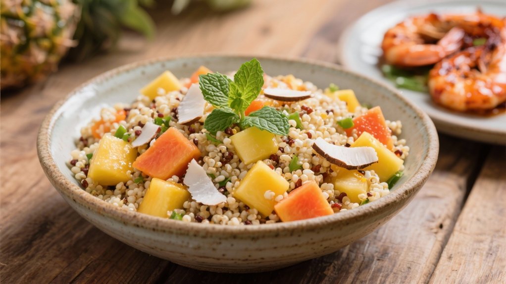 tropical quinoa salad delight