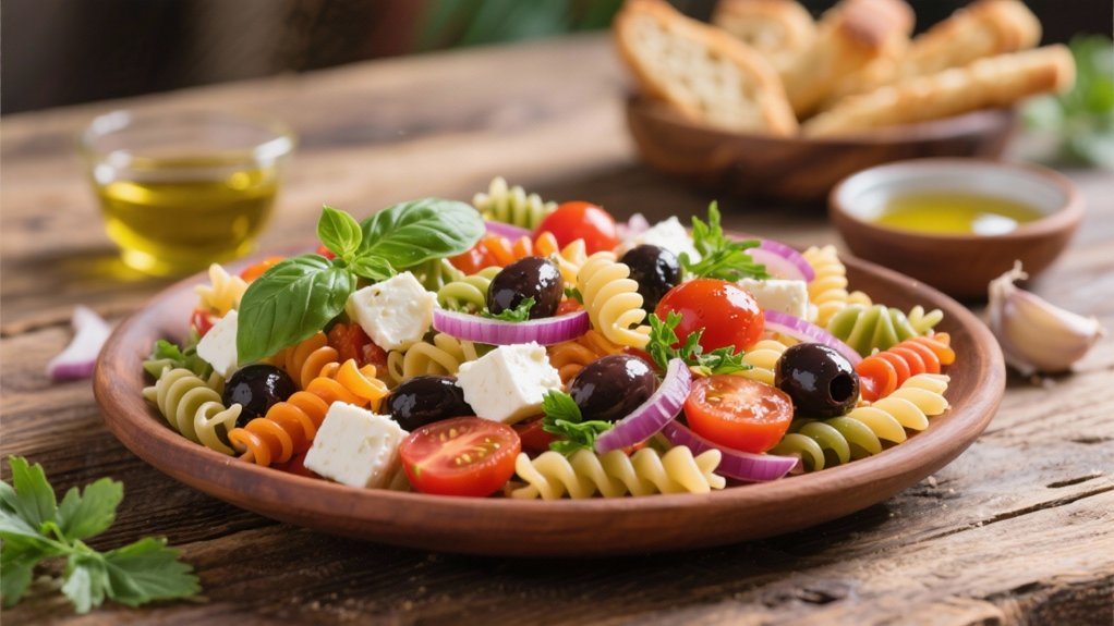 vibrant italian pasta salad