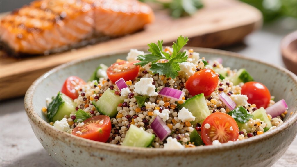 vibrant quinoa vegetable salad
