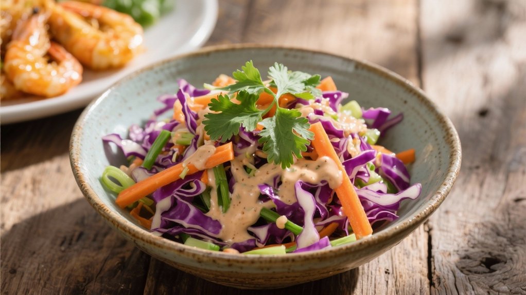 vibrant thai style coleslaw crunch