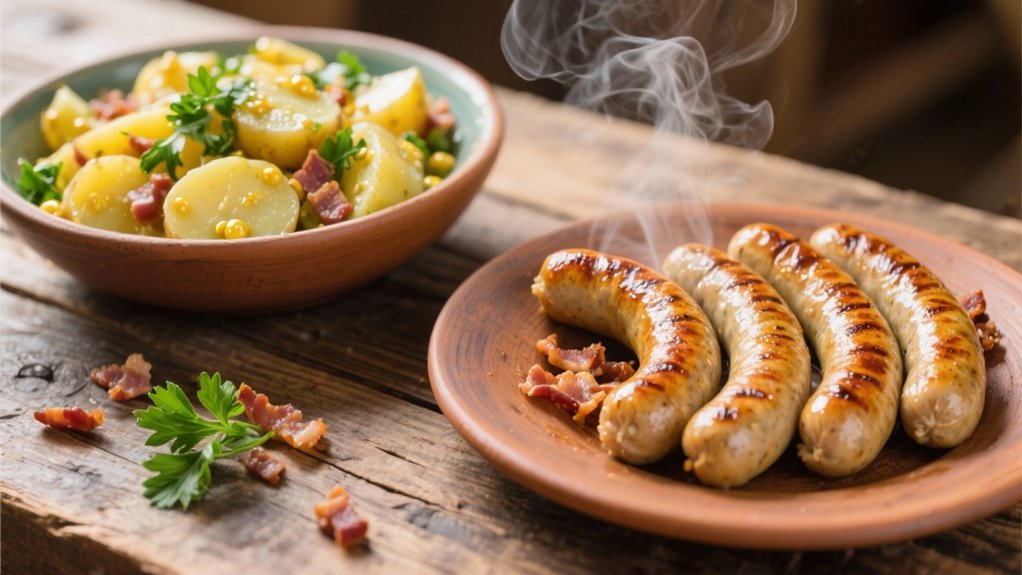 warm tangy potato salad