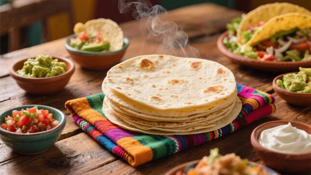 warm tortillas for tacos