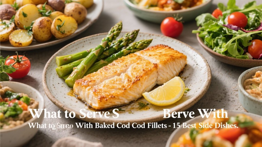 baked cod fillet accompaniments
