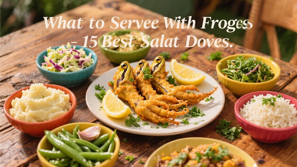 best side dishes for frog legs