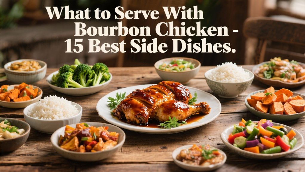 best sides for bourbon chicken