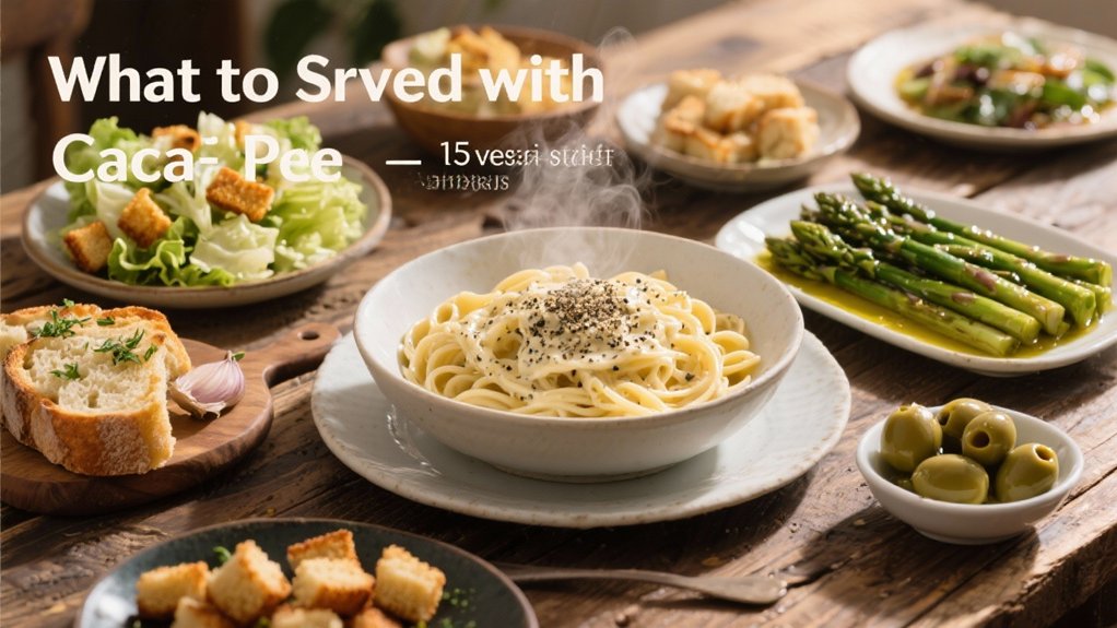best sides for cacio e pepe