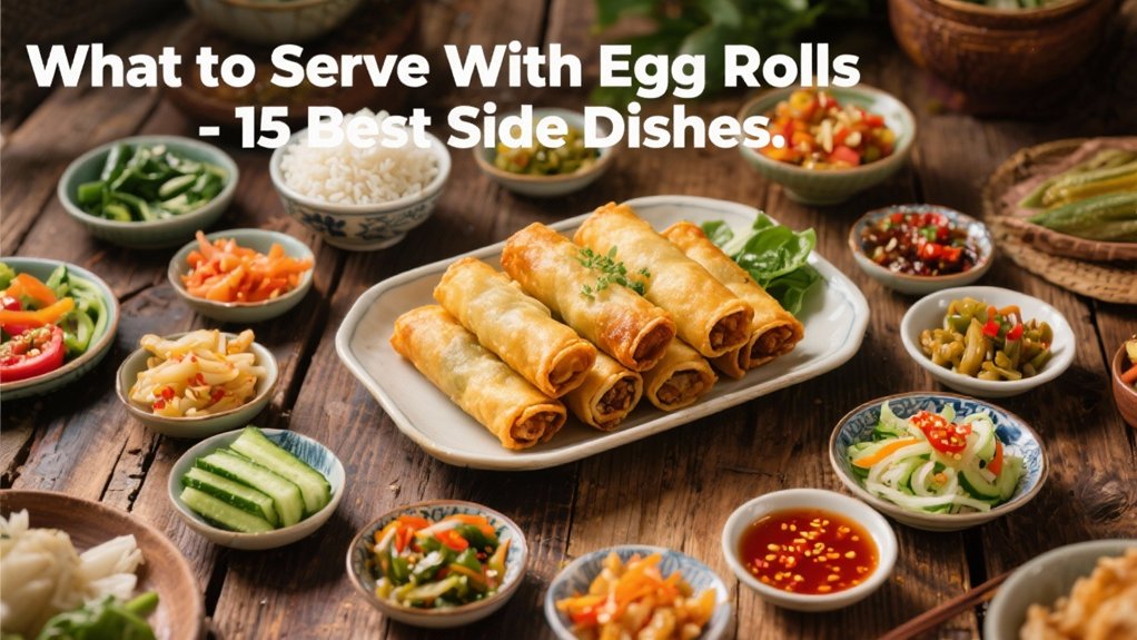 best sides for egg rolls