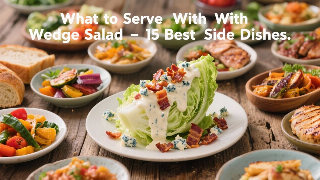 best sides for wedge salad