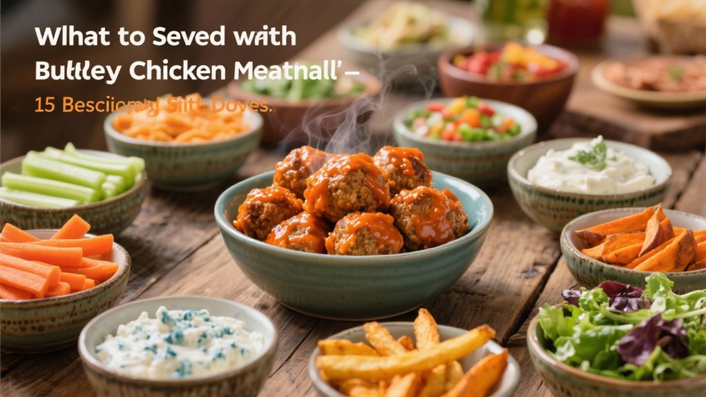 buffalo chicken meatball pairings