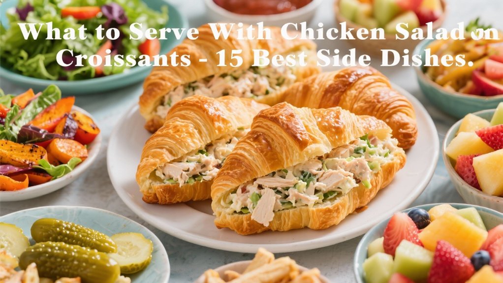 chicken salad croissant sides