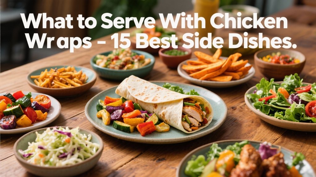chicken wraps side dishes