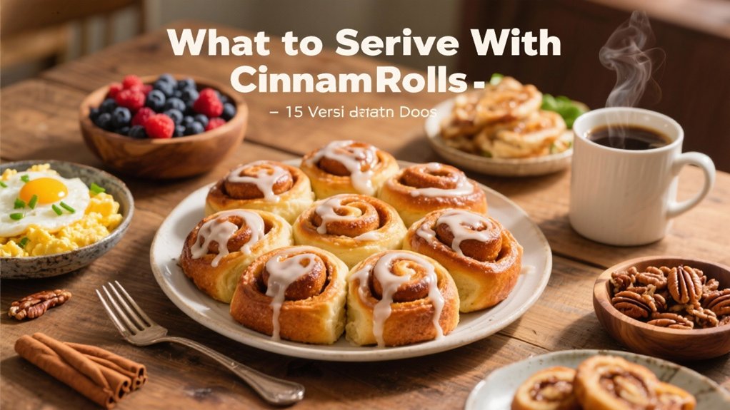 cinnamon roll side dish ideas