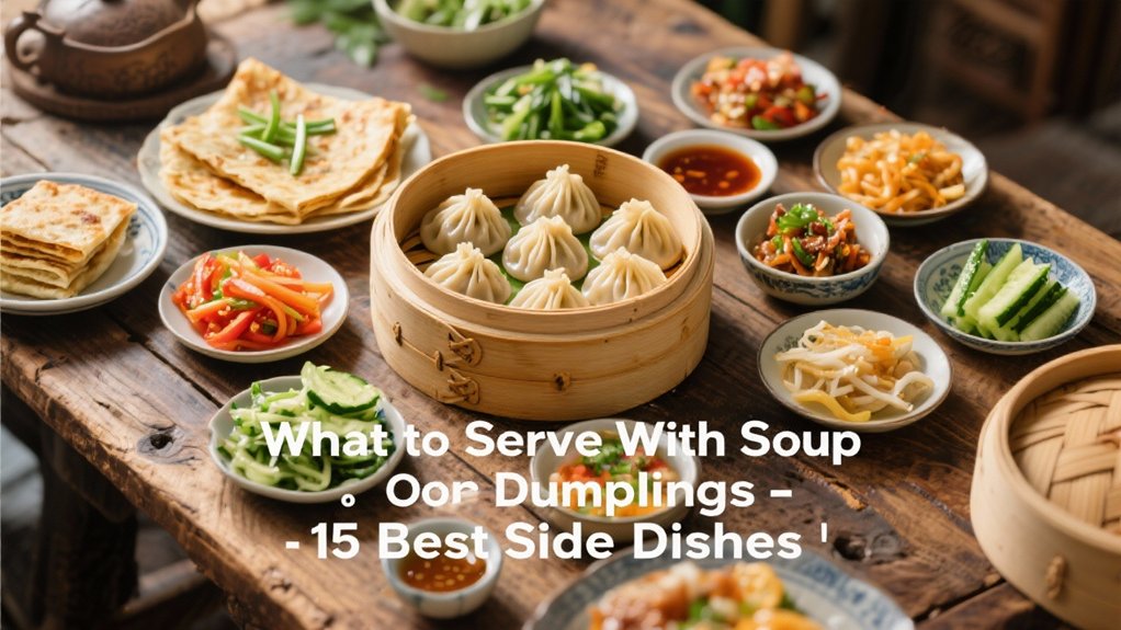 complementary dishes for dumplings