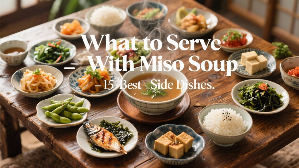 complementary dishes for miso
