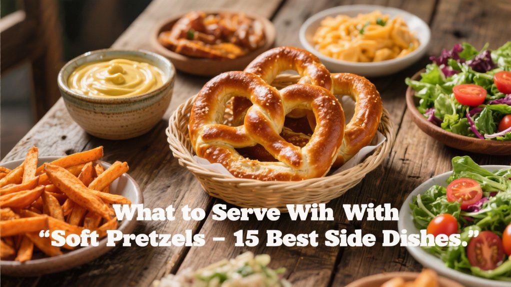 complementary dishes for pretzels