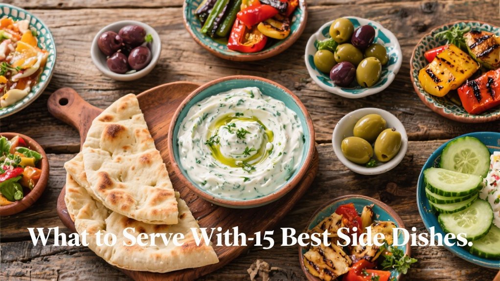 complementary dishes for tzatziki