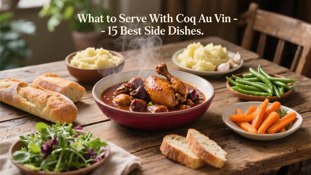 coq au vin side dishes